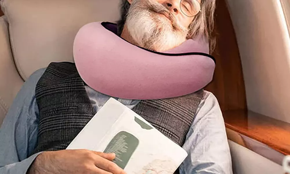 Cuscino da viaggio in memory foam regolabile