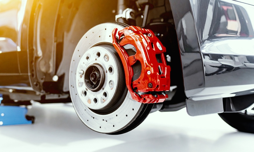 Image 3:  Front Brake Pad Replacement Plus Complimentary Brake Fluid and More
