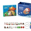 Image 2: 24-Day Christmas Advent Calendar Bracelet Making Kit