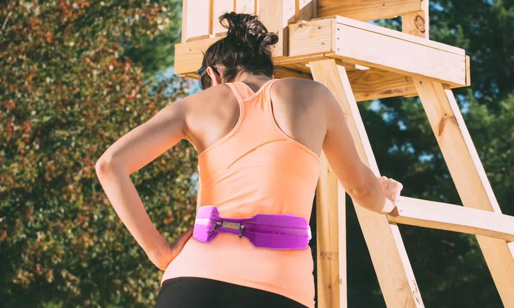 Gear Beast Dual Pocket Sports, Running, and Fitness Expandable Weather Resistant Belt - Primary Image