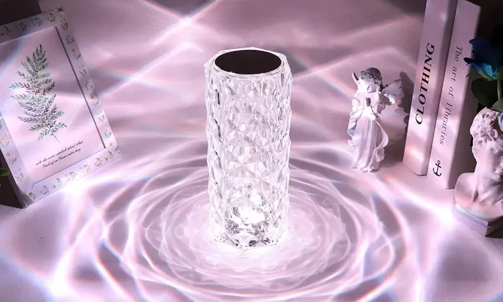 Crystal Diamond Table Lamp