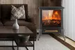 14 inch 1400w Freestanding Fireplace Fake Wood - Second Medium
