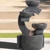 Image 23: Outdoor Multi-Tier Ceramic LED Fountain Water Feature