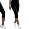 Image 2: Womens' High Waist Honeycomb Textured Leggings