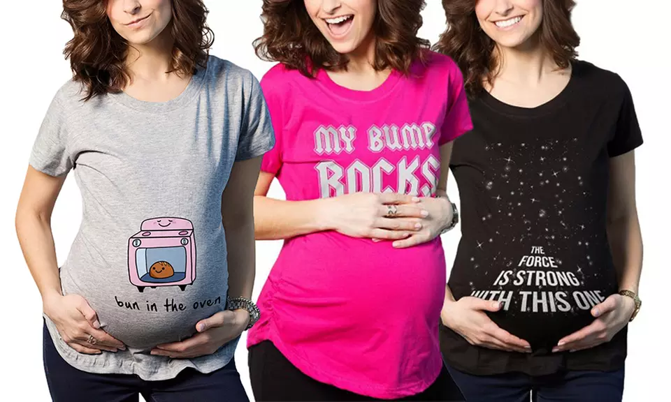Women's Funny Maternity Tees  - Primary Image