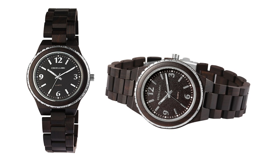 Image 13: Montre-bracelet en bois Excellanc