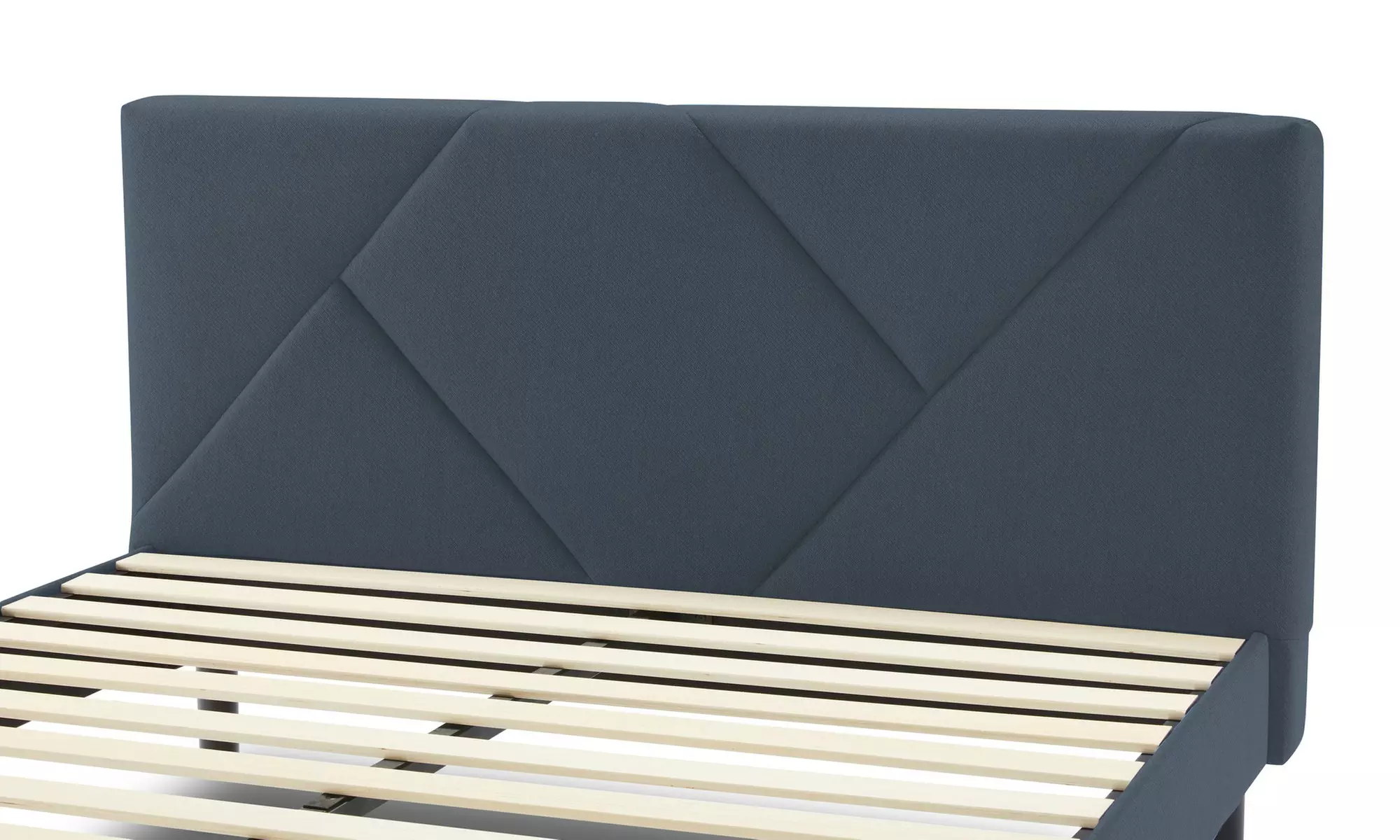 Lit design rembourré "Ric" avec rangement intelligent