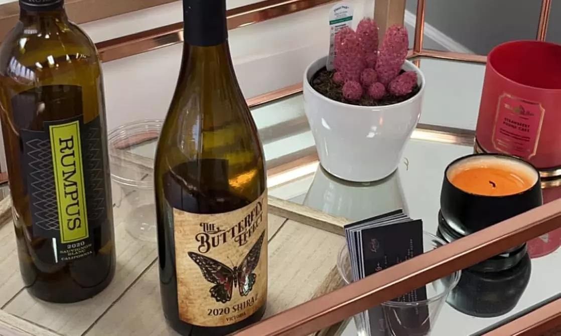 Relax with a Manicure, Pedicure, or Combo with Foot Soak & Wine