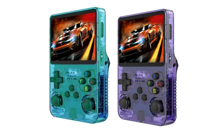 Image 10: 1x oder 2x Retro-Handheld-Videospielkonsole