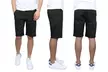 Men's Flat-Front Slim Fit Cotton Stretch Chino Shorts (Sizes, 30-42) - Second Medium