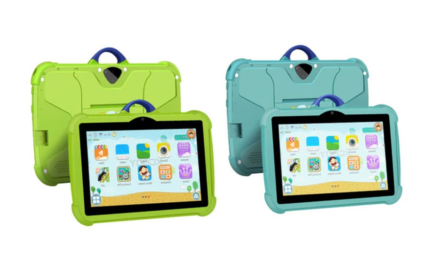 Image 10: 1x oder 2x 7-Zoll-Android-Tablet für Kinder