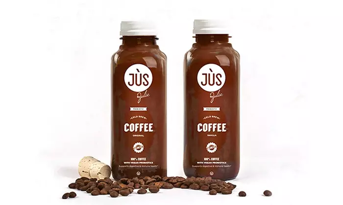Six-Pack, 12-Pack, or 18-Pack of Probiotic Cold Brew Coffee from Jus by Julie (31% Off) - Primary Image