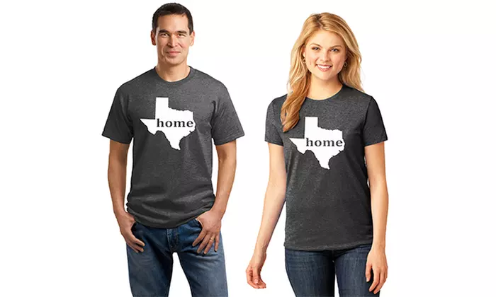 One or Two Custom Home State T-Shirts from Embellish Accessories and Gifts (Up to 59% Off). All 50 States Available. - Primary Image