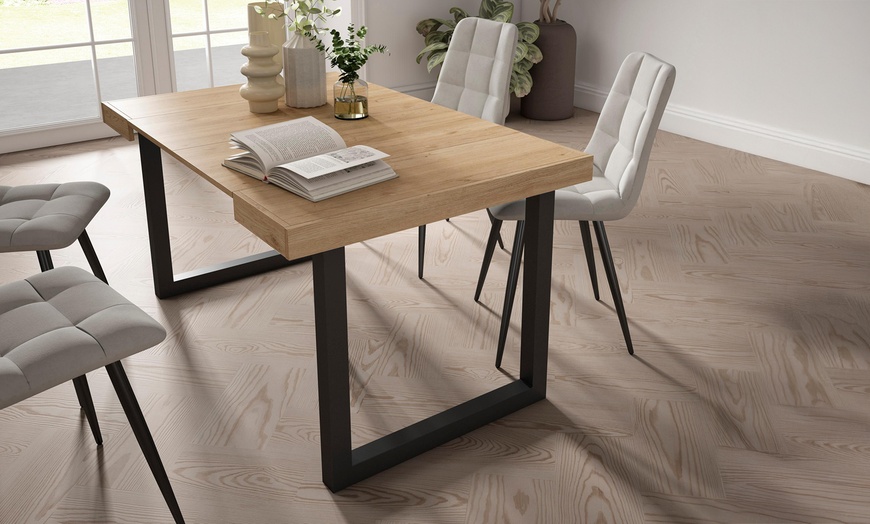 Image 1:  Mesa consola extensible, 140 cm