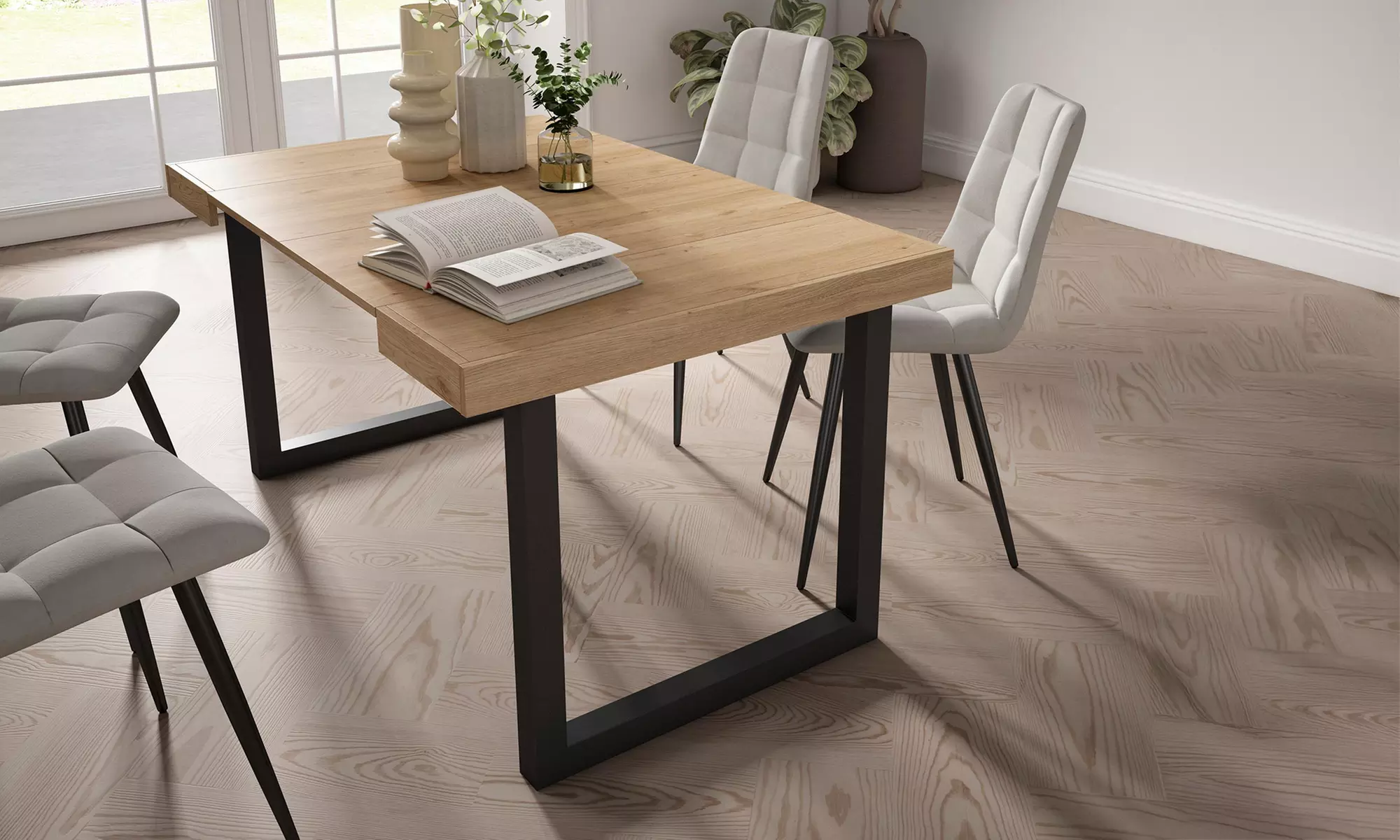 Mesa consola extensible, 140 cm con envío gratuito - Primary Image