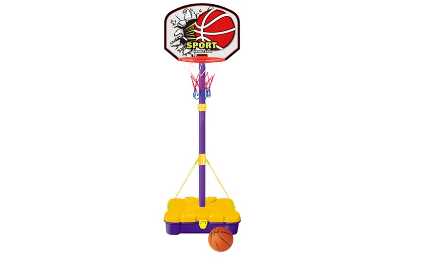 Image 10: Kids' Basketball Set with Ball