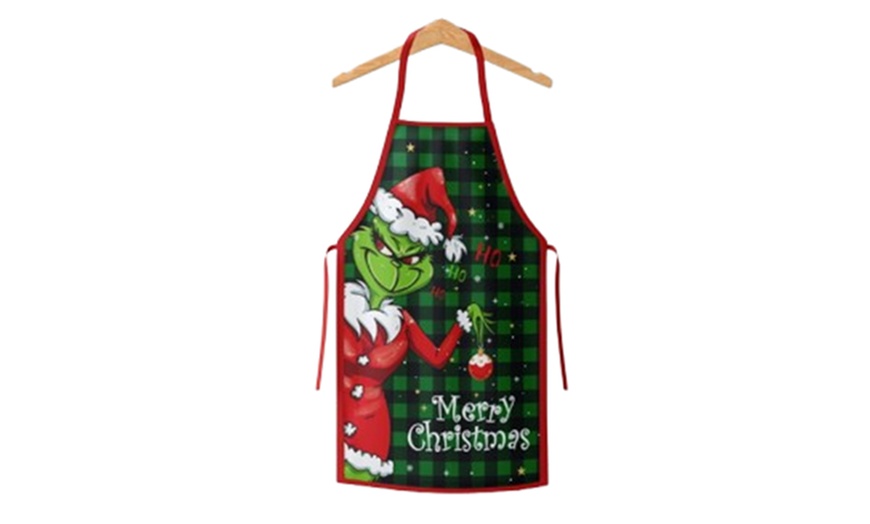 Image 3: Christmas Kitchen Cooking Apron