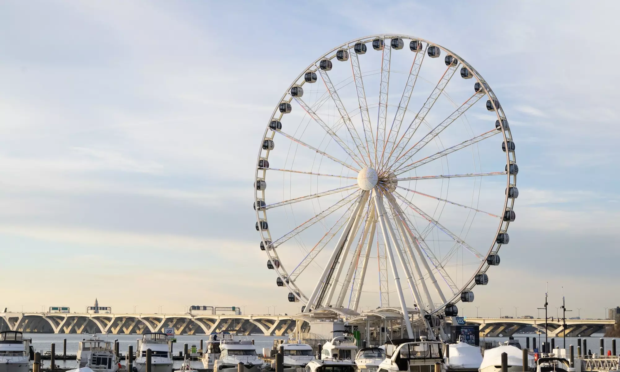 Experience a Ride on The Capital Wheel in DC. Enjoy Stunning Views, Fireworks, and More (Up to 37% Off)