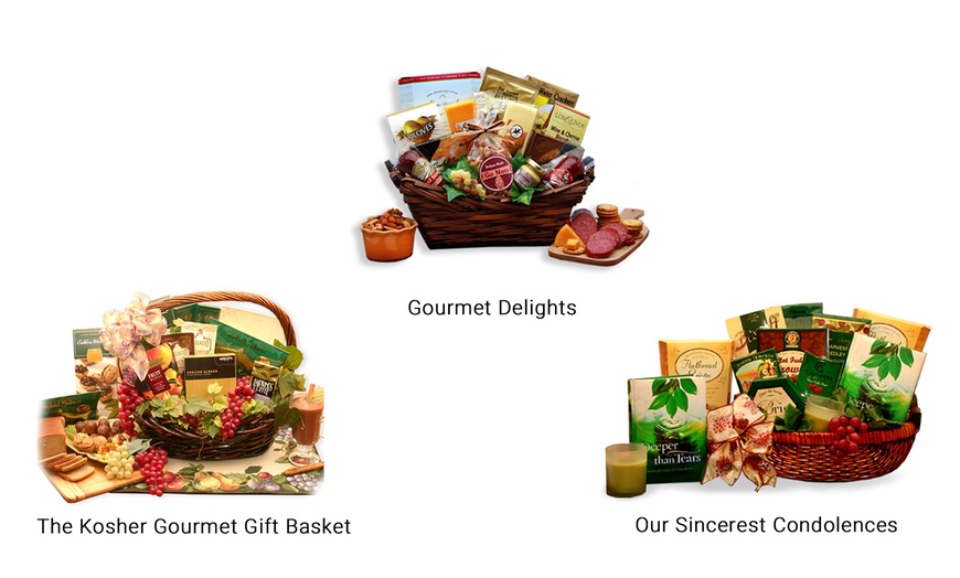 Image 6: Blooms Today Gourmet Gift Baskets with Delivery Included! (Up to 60% Off)