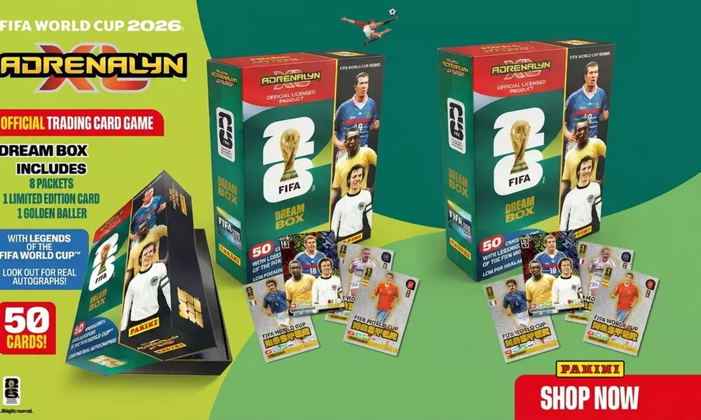 FIFA World Cup 2026 Adrenalyn XL Dream Box, 50 Collectable Cards