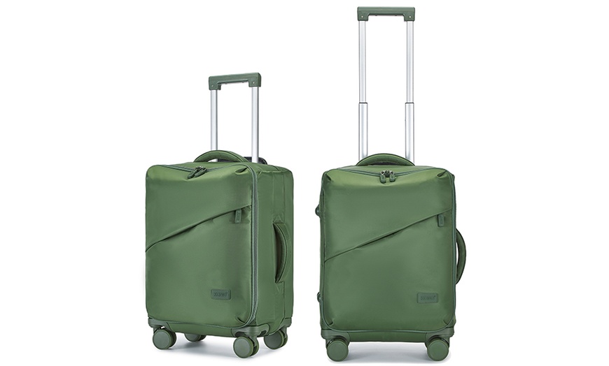 Image 10: 1x oder 3x KONO Soft-Shell-Reisekoffer