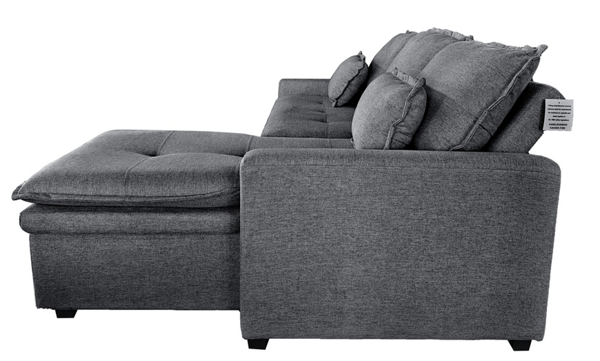 Image 8: Lucca 3 Seater Storage Sofa