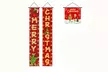 Grinch-inspired Christmas Hanging Door Banner and Flag Set - Second Medium