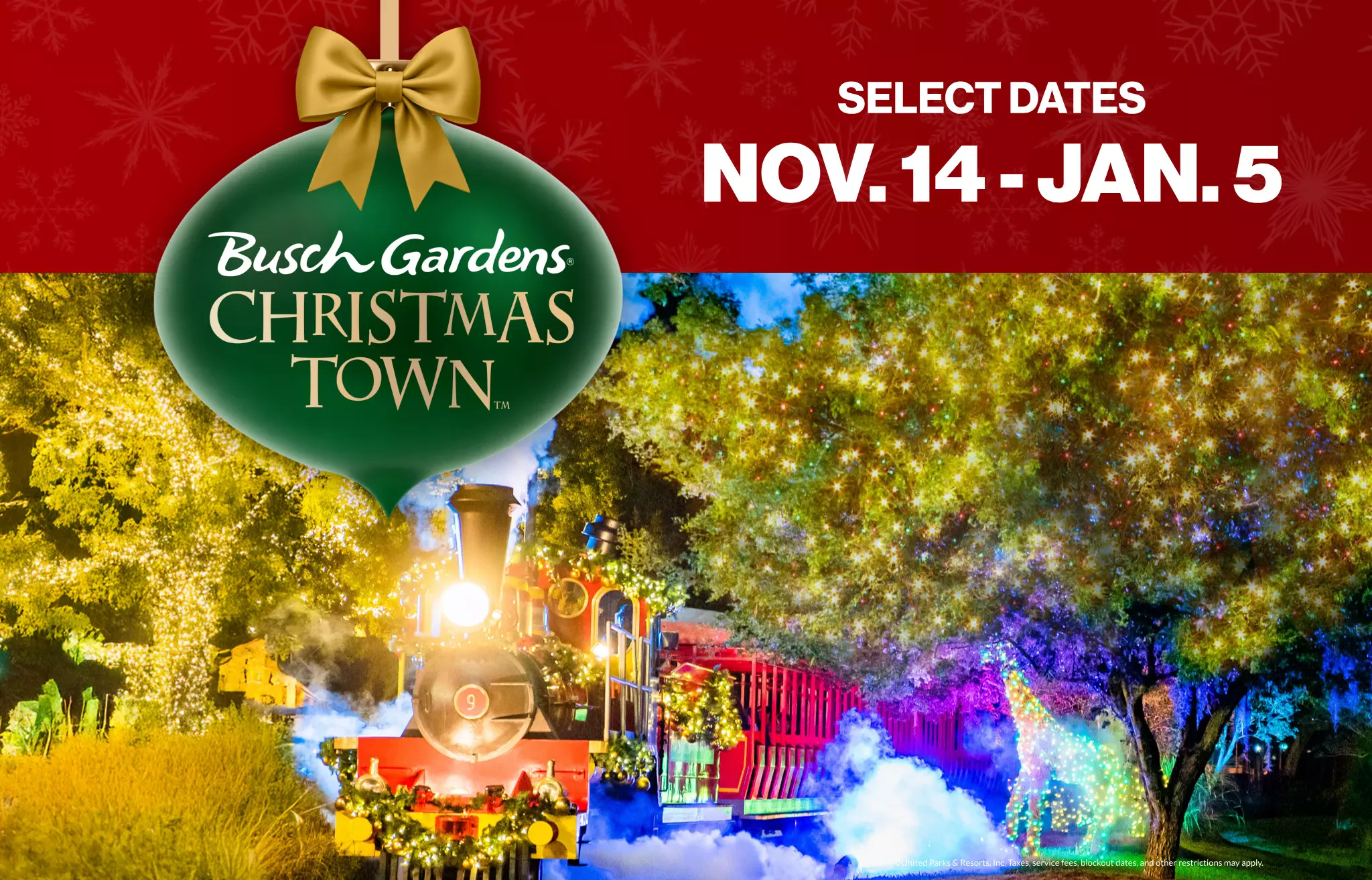 HOLIDAY SALE! Save 63% on Busch Gardens Tampa Tickets!