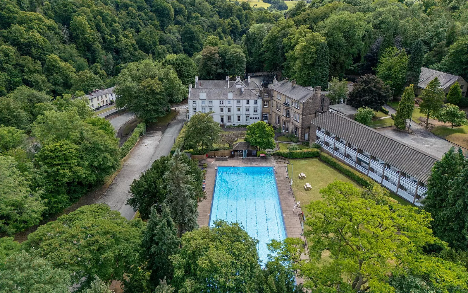 Luxurious Spa Day at 18th Century New Bath Hotel & Spa in Derbyshire