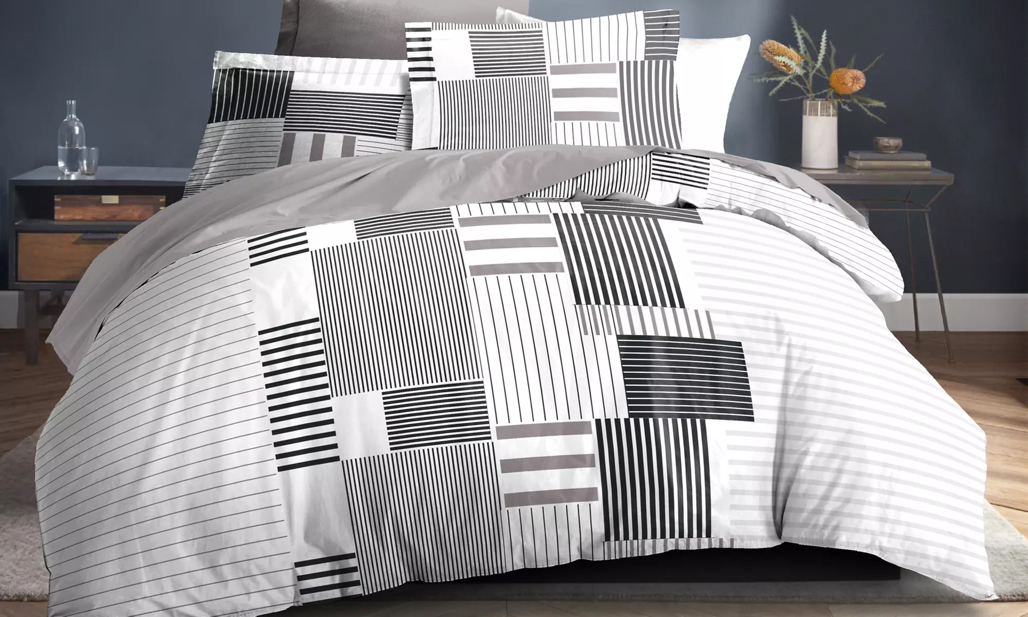 Parure de couette 3 pièces "Louna" d'Univers Décor