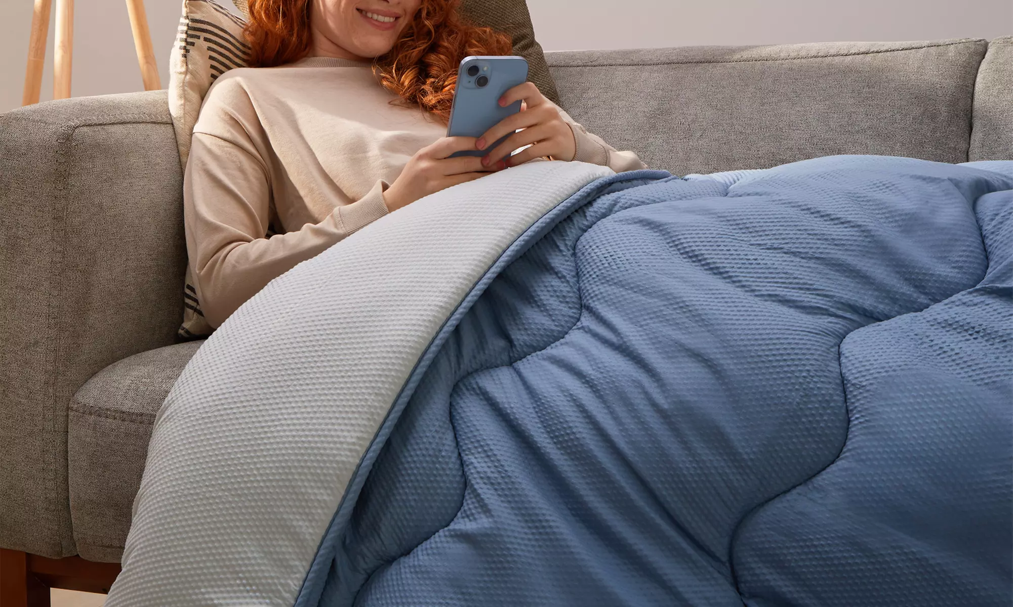 Silentnight 10.5 Tog Seersucker Coverless Duvet Set