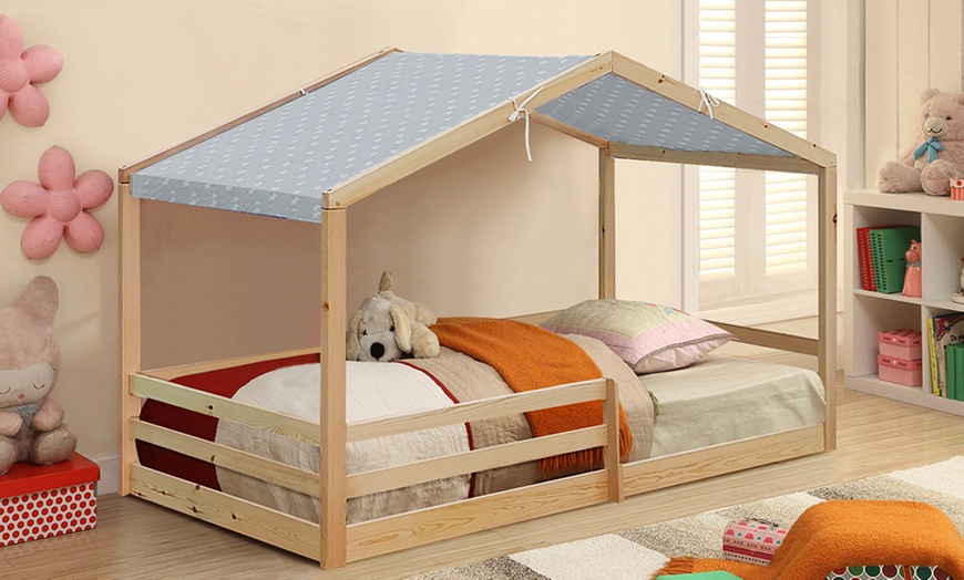 Image 8: Crewkerne 3ft Wooden House Style Bed