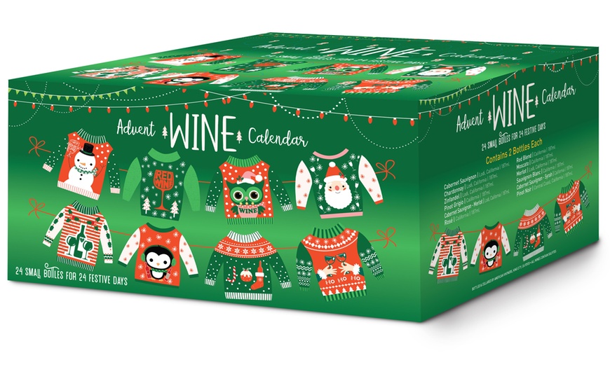 Image 4: The Ultimate Holiday Wine Advent Calendar: 12 or 24 Mini Bottles