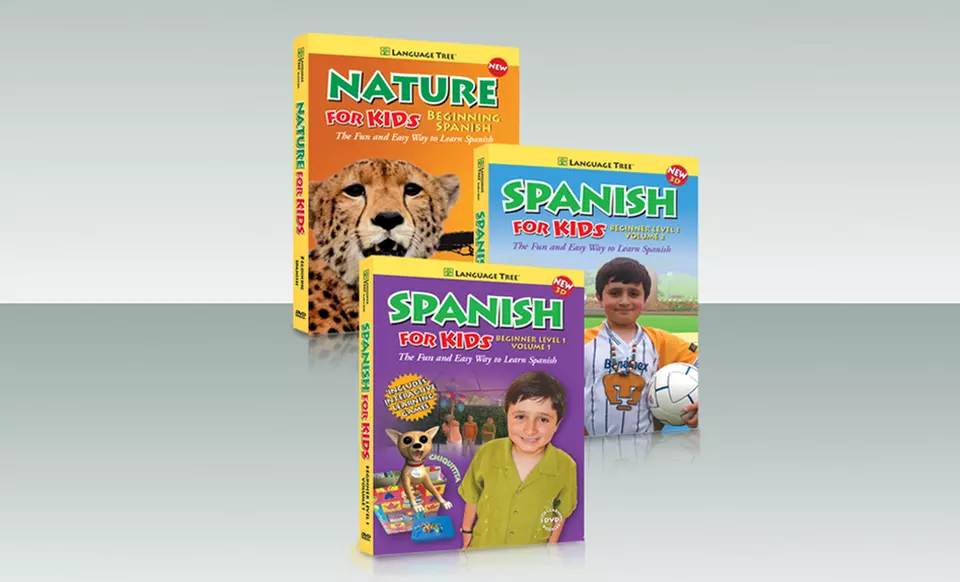 Language Tree Beginner and Intermediate Spanish DVD Sets  - Primary Image
