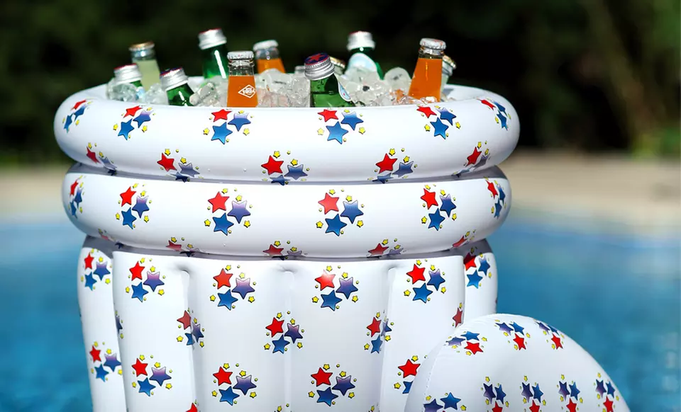 $14.99 for an Etna Home Products Giant Inflatable Drinks Cooler with Foot Pump ($39.99 List Price). Free Returns. - Primary Image