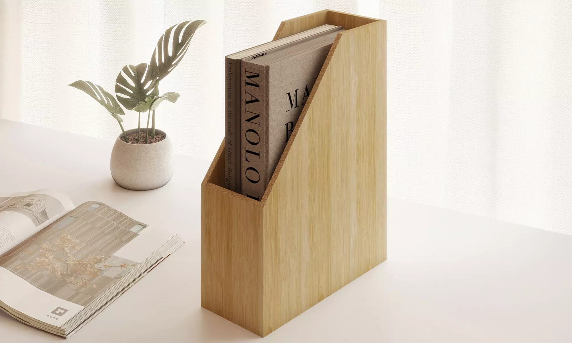 Bamboo Desk Organisers Collection