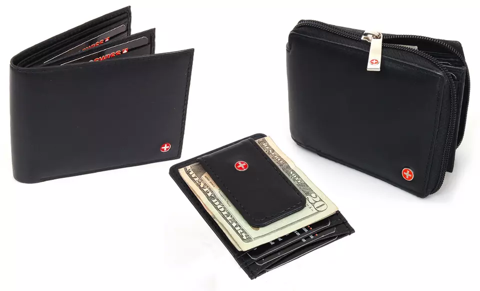Alpine Swiss Men's Wallets. Seven Options Available. Free Returns. - Primary Image