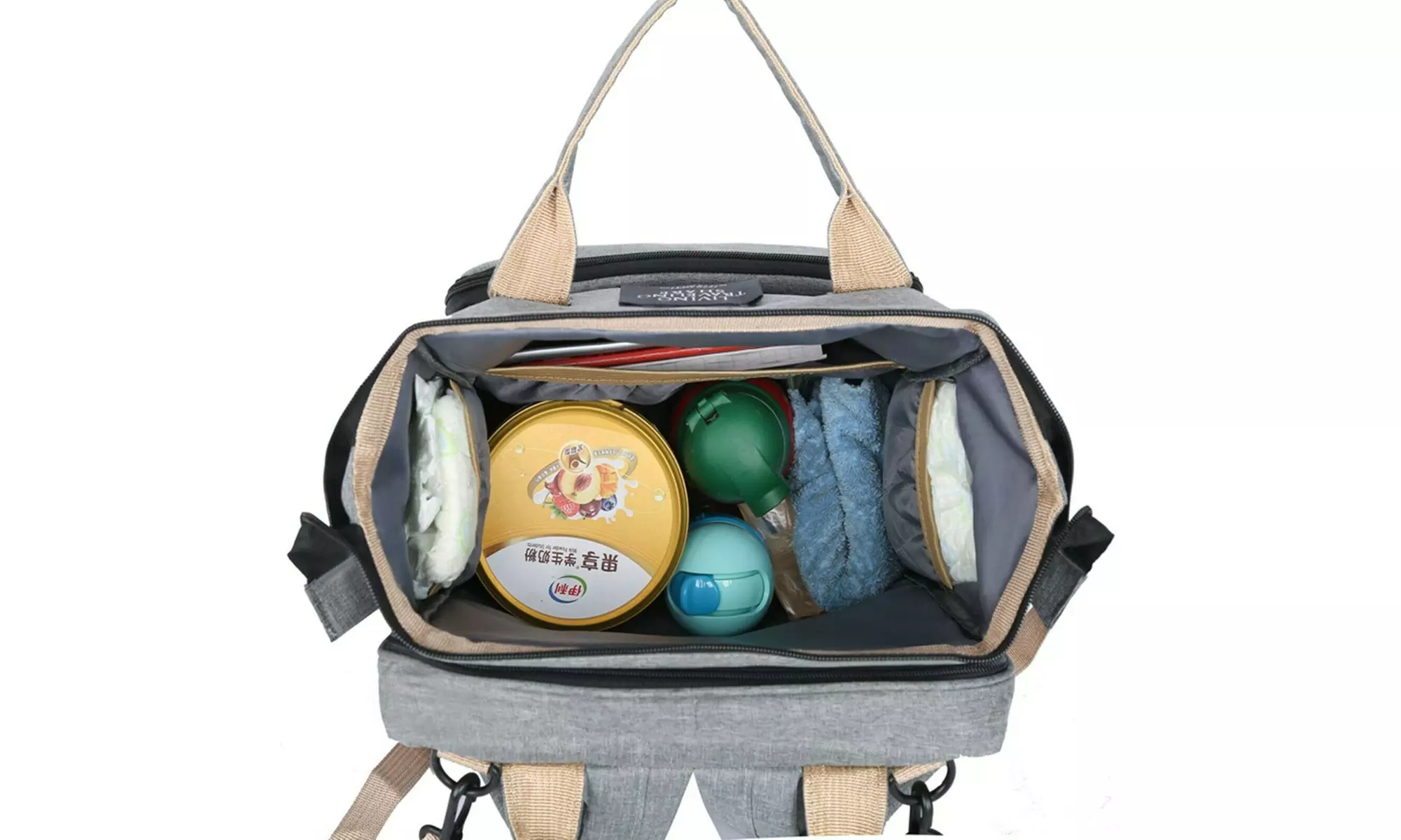 3 in 1 Foldbale Diaper Bag Baby Bed Portable Bassinet Crib Backpack Travel/Sleep
