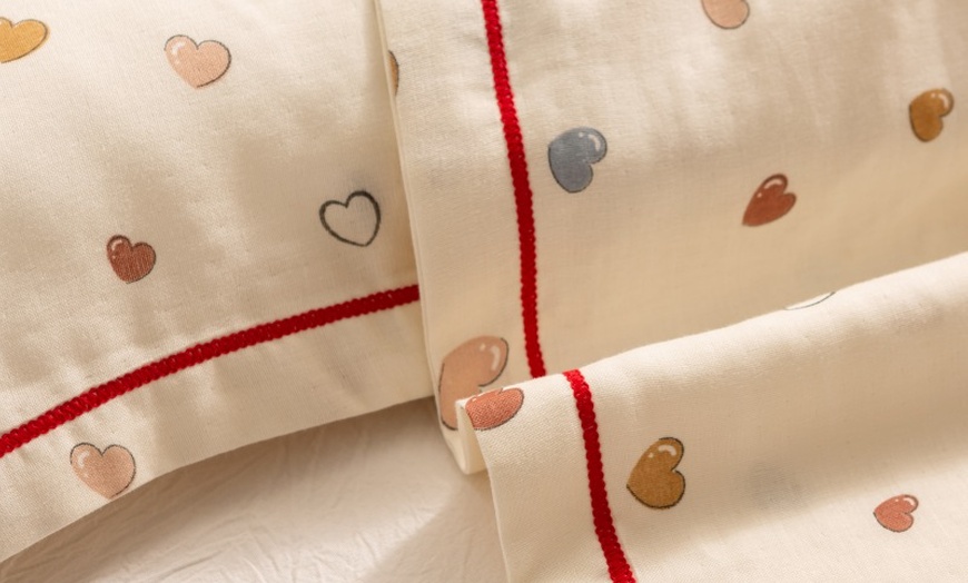 Image 64: Breathable Pure Cotton Kids Pillowcase Pair