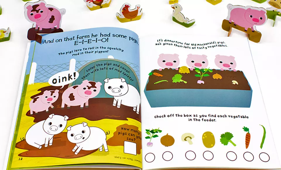 Old MacDonald Book and Create It Set - Second Medium