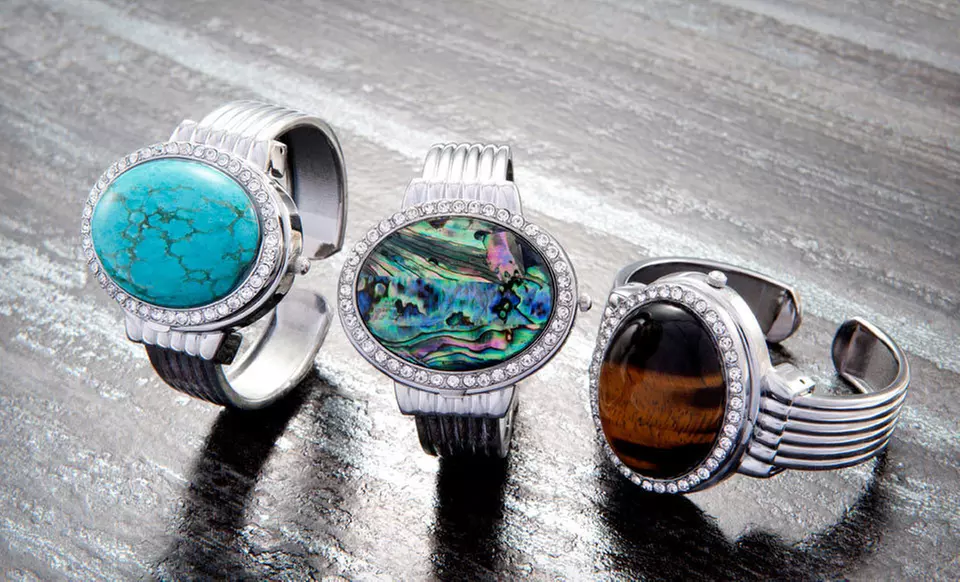 $16.99 for a Genoa Women's Flip Watch ($129 List Price). Three Options Available. Free Shipping and Free Returns. - Primary Image