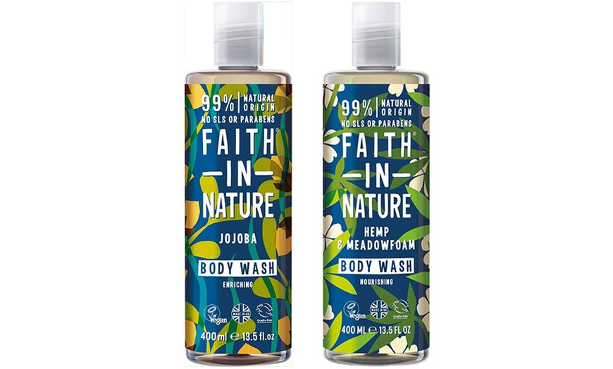 Image 1: Faith in Nature Body Wash 400ml