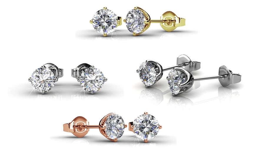 Image 2: Busta natalizia con braccialetto quadrifoglio e 4 set di orecchini