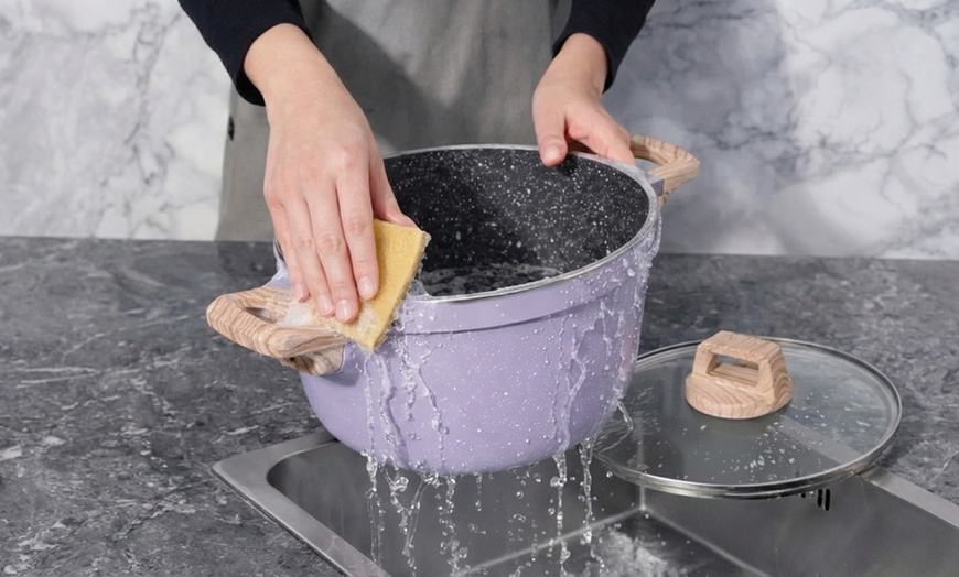 Image 3: Cocotte avec couvercle, batterie de cuisine de 6 ou 13 pièces