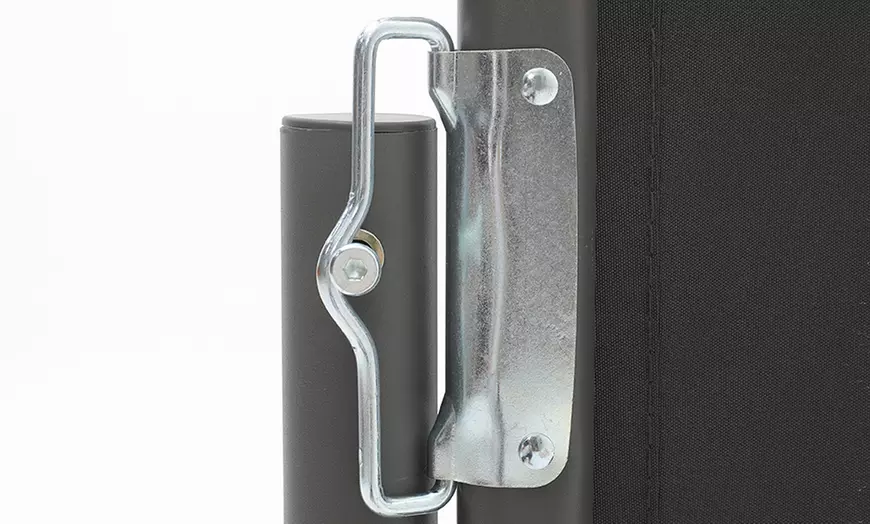 Image 6: Retractable Polyester One-Side Awning with Iron or Plastic Handle