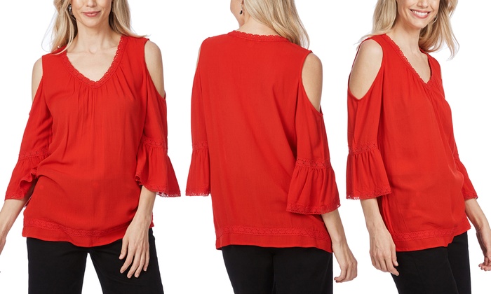 Rockmans 3/4 Sleeve Tops | Groupon