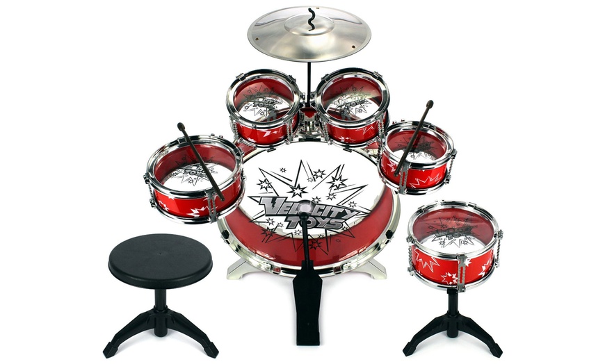 Velocity Toys Drum Set (11pc.) | Groupon Goods