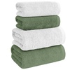 Image 12: Set de 4 serviettes de bain