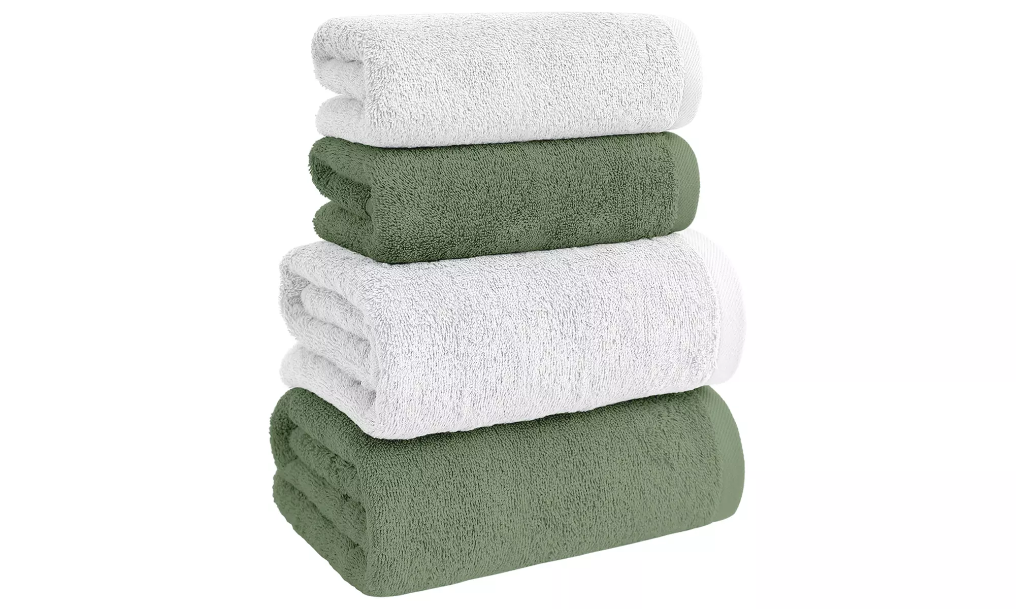 Set de 4 serviettes de bain