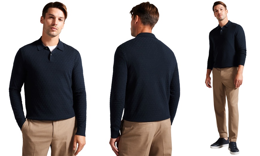 Image 2: Ted Baker Men's Knitted Polo Shirt 